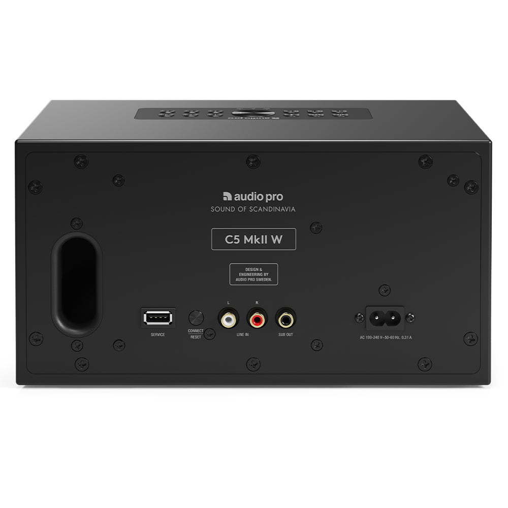 Audio Pro C5 MkII W Siyah Multiroom Akıllı Ev Hoparlörü