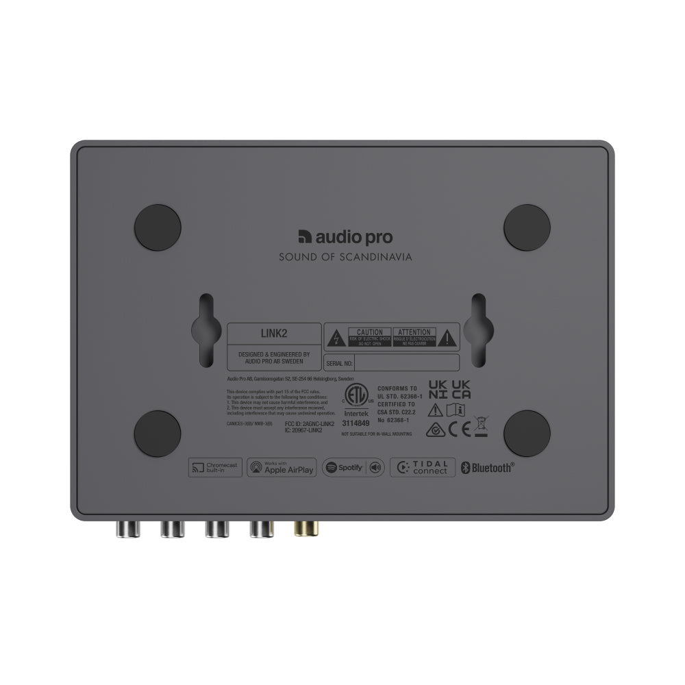 Audio Pro Link 2 Koyu Gri Multiroom Streamer/Network Oynatıcı