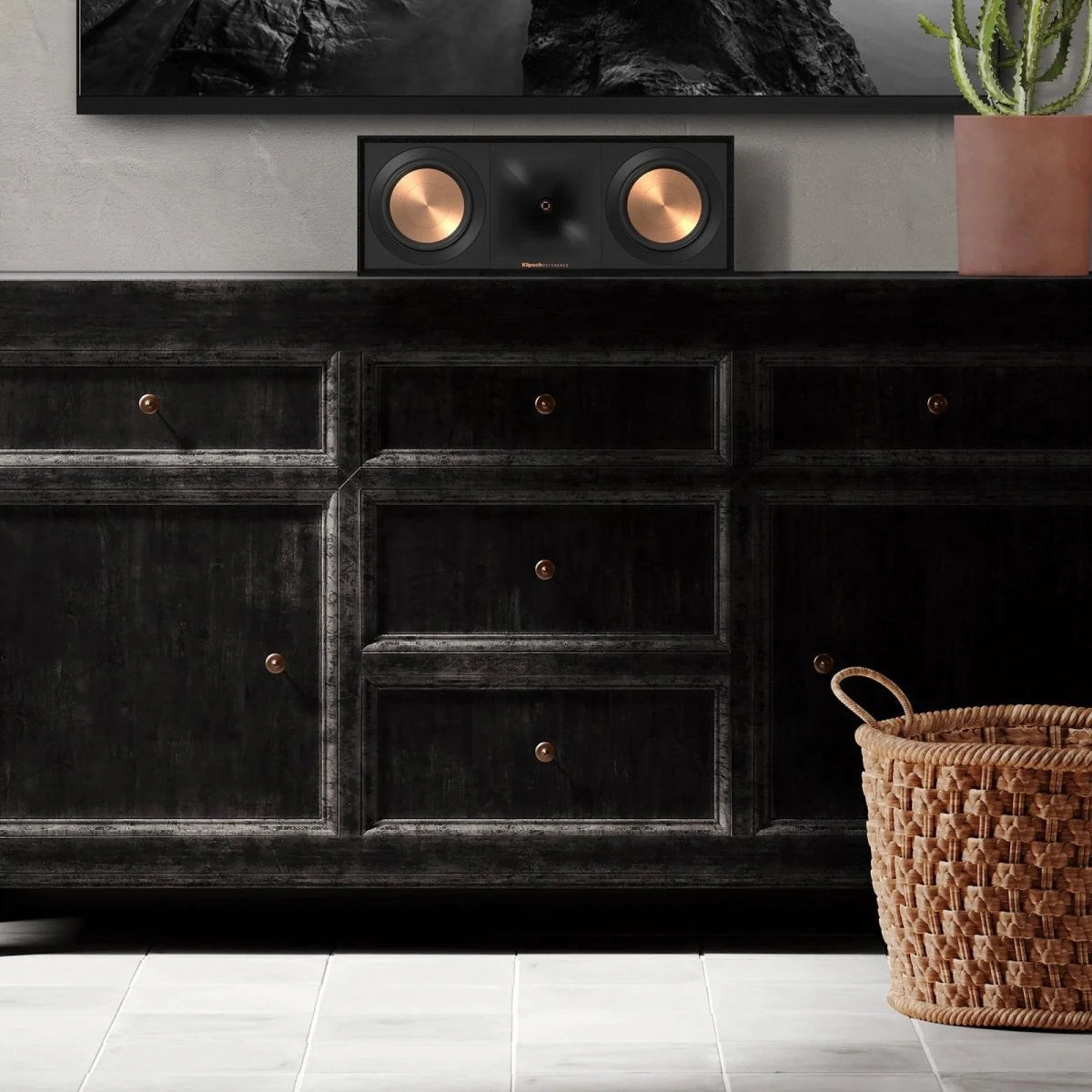 Klipsch R - 50C Center Hoparlör ( Merkez Hoparlör ) Siyah - Tek - Pasif Hoparlör