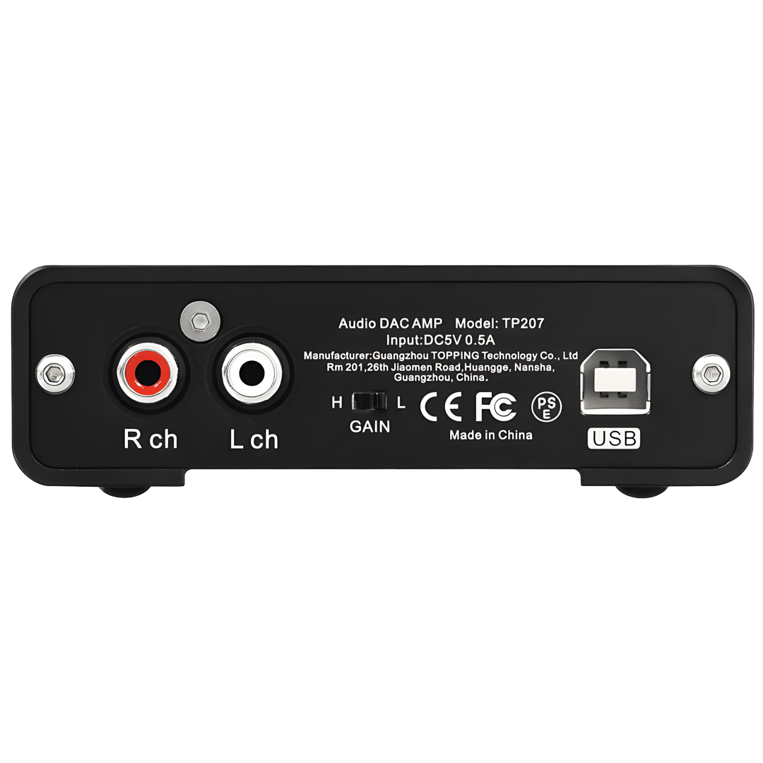 DX1 AK4493S Desktop DAC & Headphone Amplifier | Black