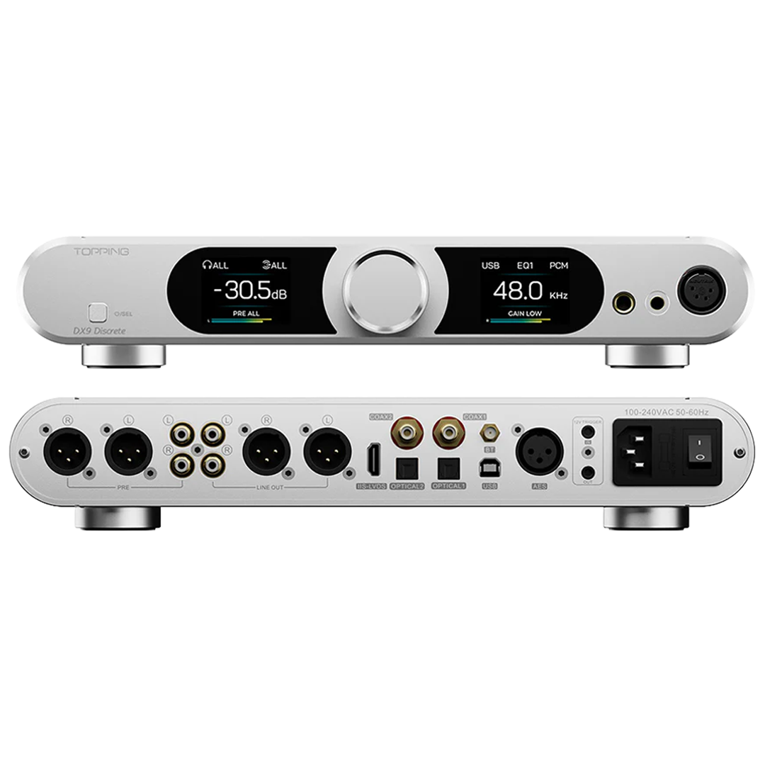 DX9 Discrete DAC & Headphone Amplifier | Silver