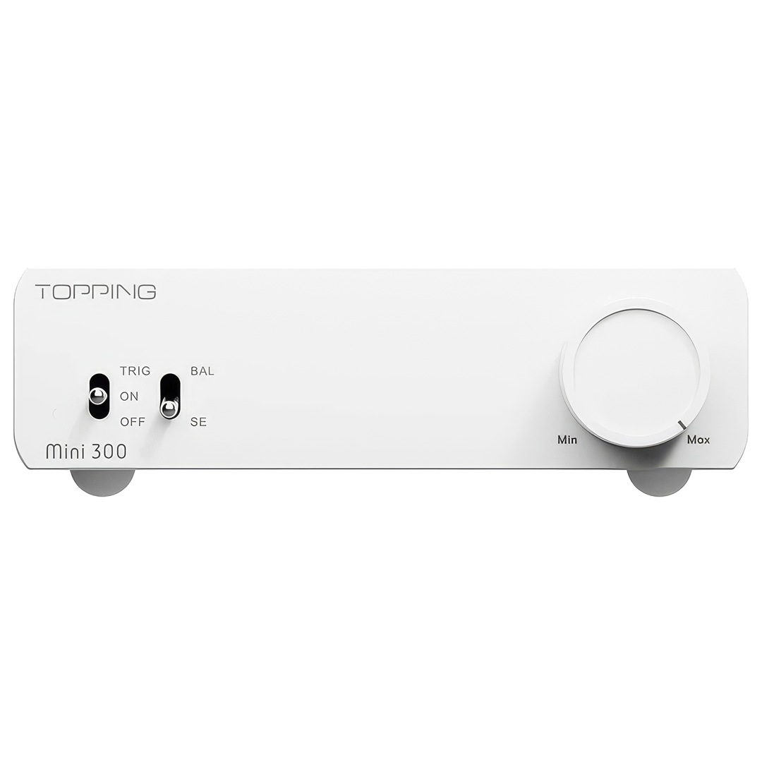 Mini 300 Fully Balanced Desktop Power Amplifier | White