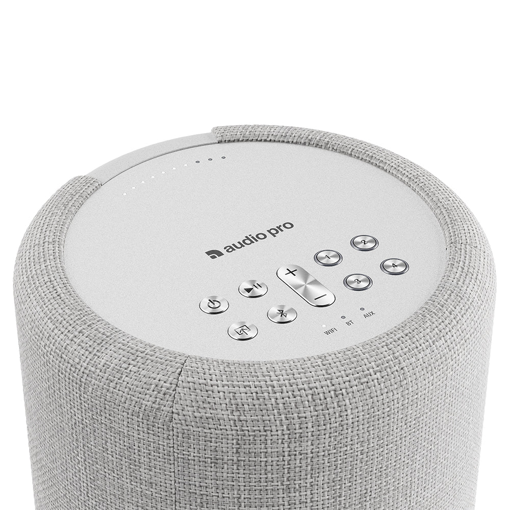 Audio Pro A10 MkII W Açık Gri Multiroom Akıllı Ev Hoparlörü