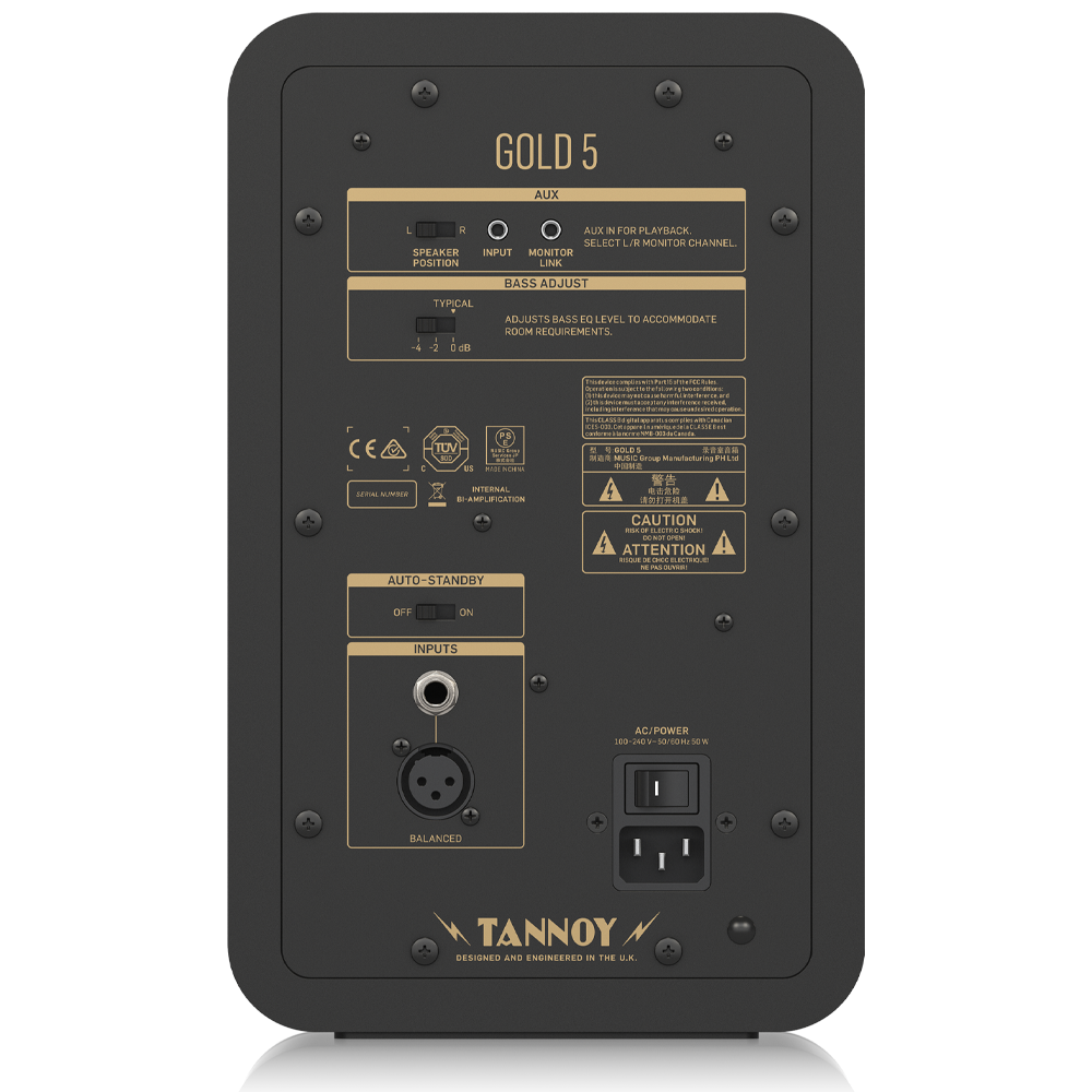 TANNOY Gold 5 Stüdyo Monitörü (Tek)