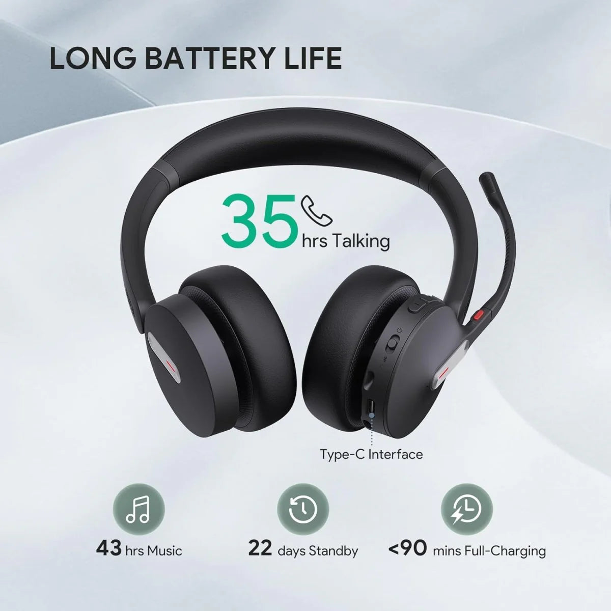 Yealink BH70 Dual UC USB - A - Ofis Kulaklığı