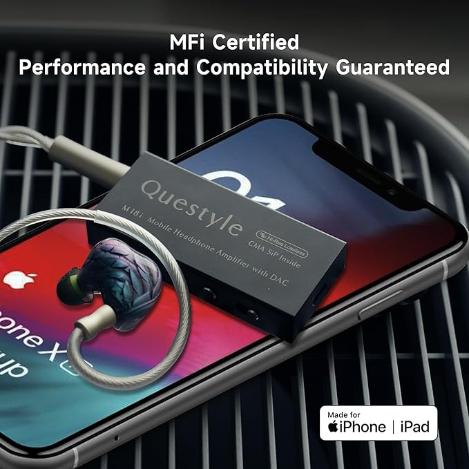 Questyle M18i Taşınabilir DAC Kulaklık Amplifikatörü - (Kutu Hasarlı) - Amplifikatör