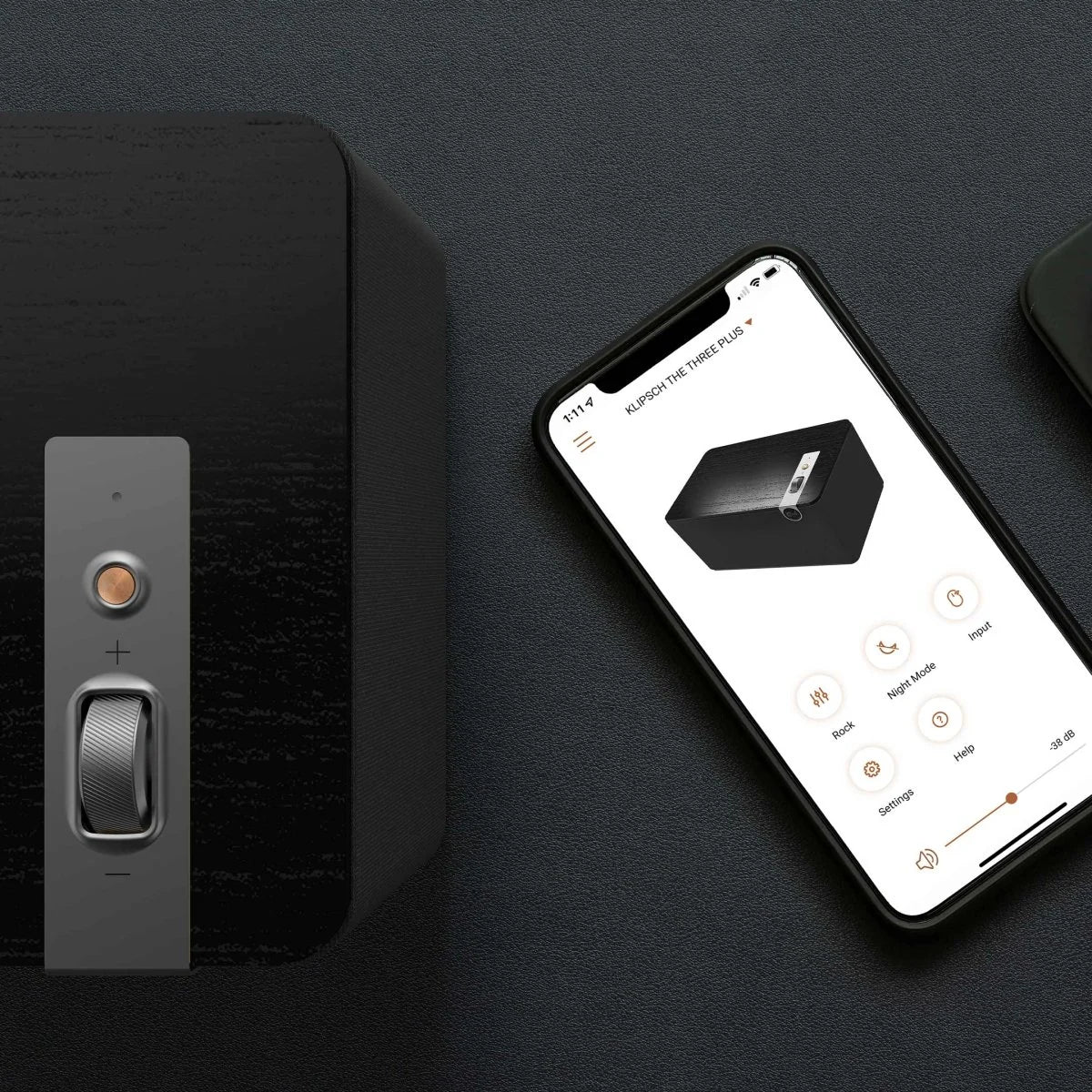Klipsch The Three Plus - Bluetooth Aktif Hoparlör Tek - (Kutu Hasarlı) - Bluetooth Hoparlör
