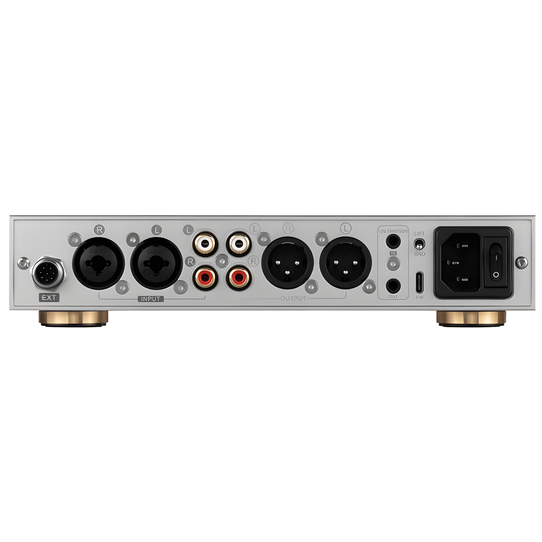 A70 PRO Headphone Amplifier / Preamp Balanced Volume R2R | Silver