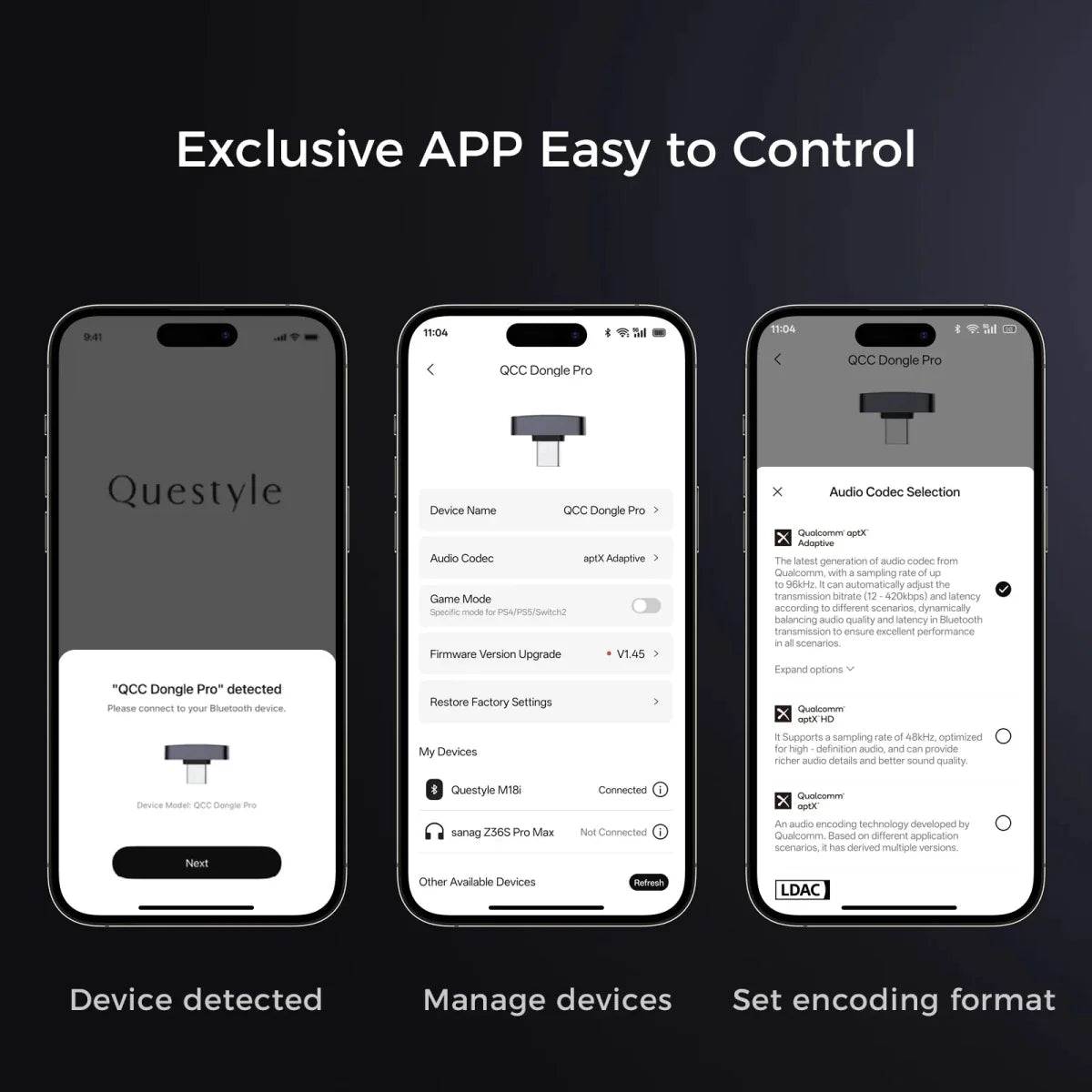 Questyle QCC Dongle Pro - Dongle