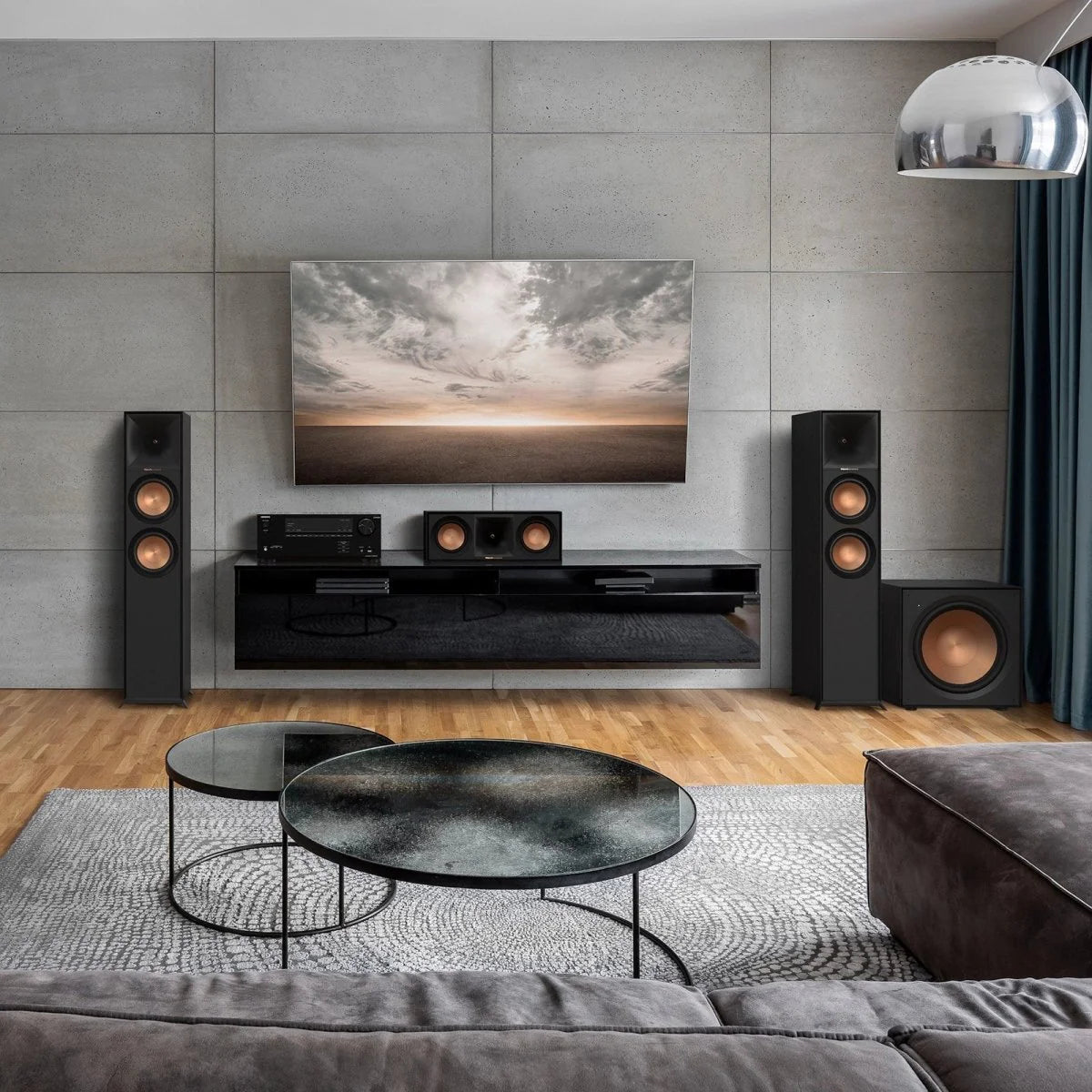 Klipsch R - 50C Center Hoparlör ( Merkez Hoparlör ) Siyah - Tek - Pasif Hoparlör