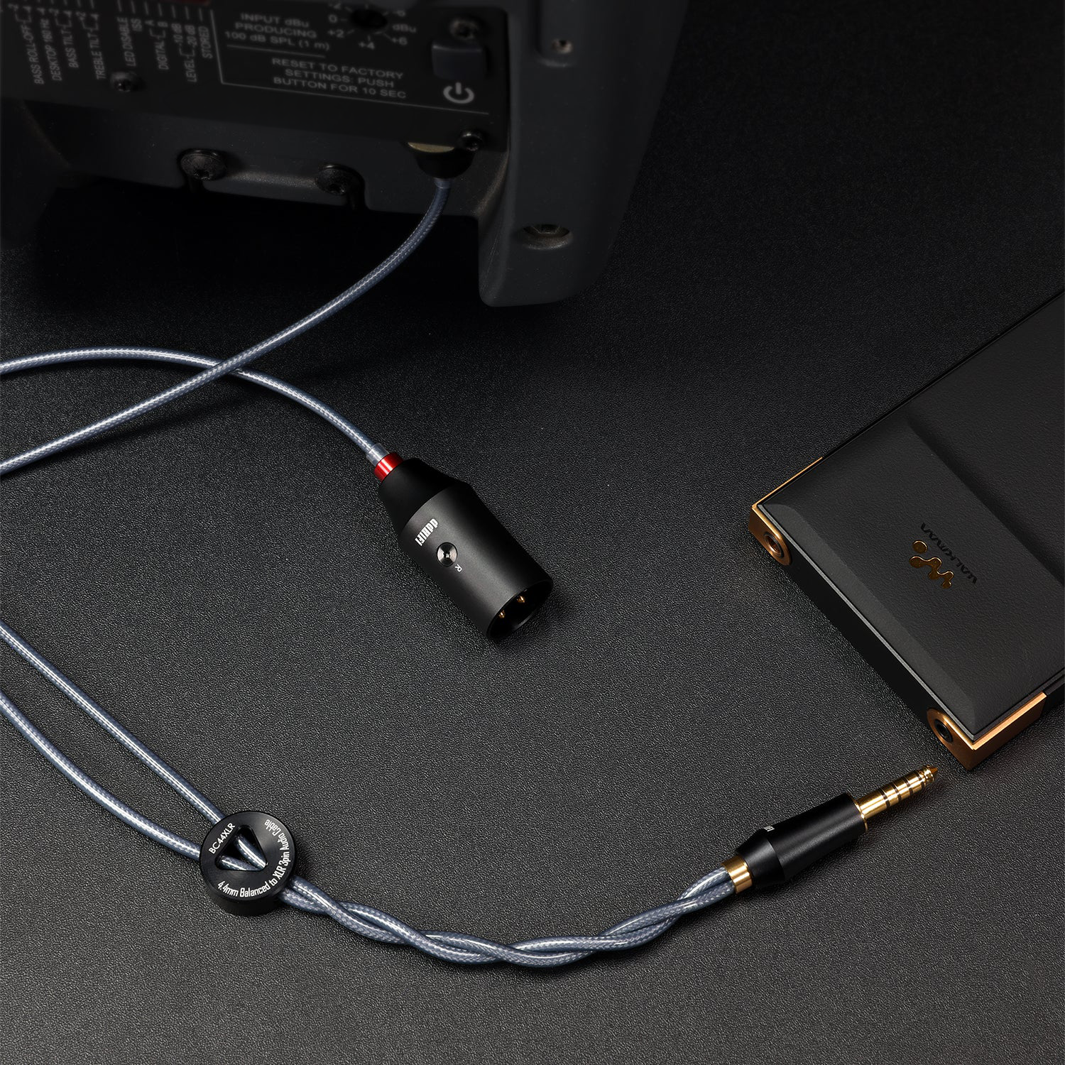 BC44XLR (145cm) | 4.4mm - XLR Sinyal Kablosu