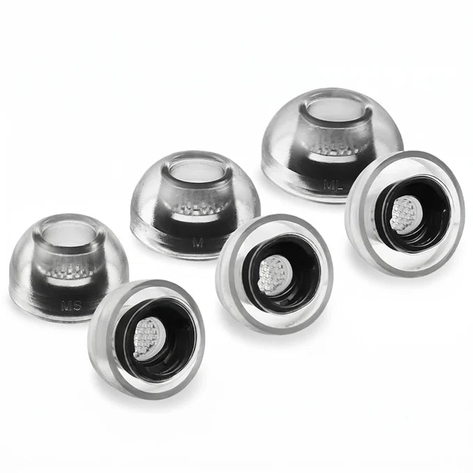 Crystal for Galaxy Buds 3 Pro Smoky Black (MS/M/ML) 3 Çift