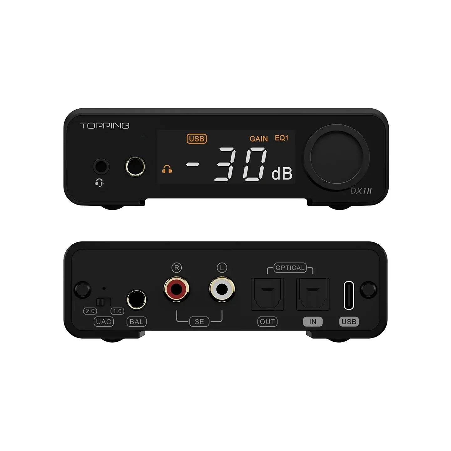 DX1 II Gaming DAC & Headphone Amplifier | Black