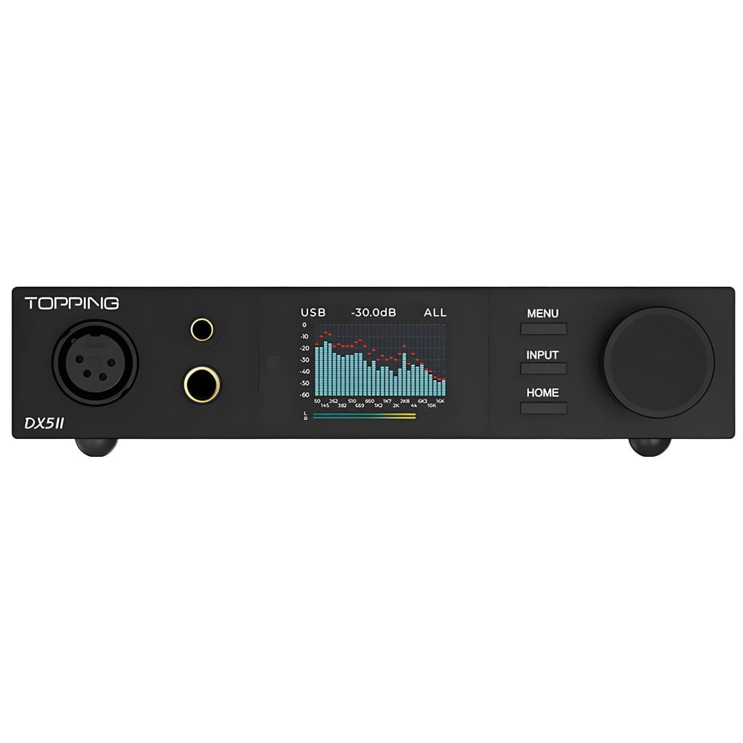 DX5 II Dual ES9039Q2M Desktop DAC & Headphone Amplifier | Black