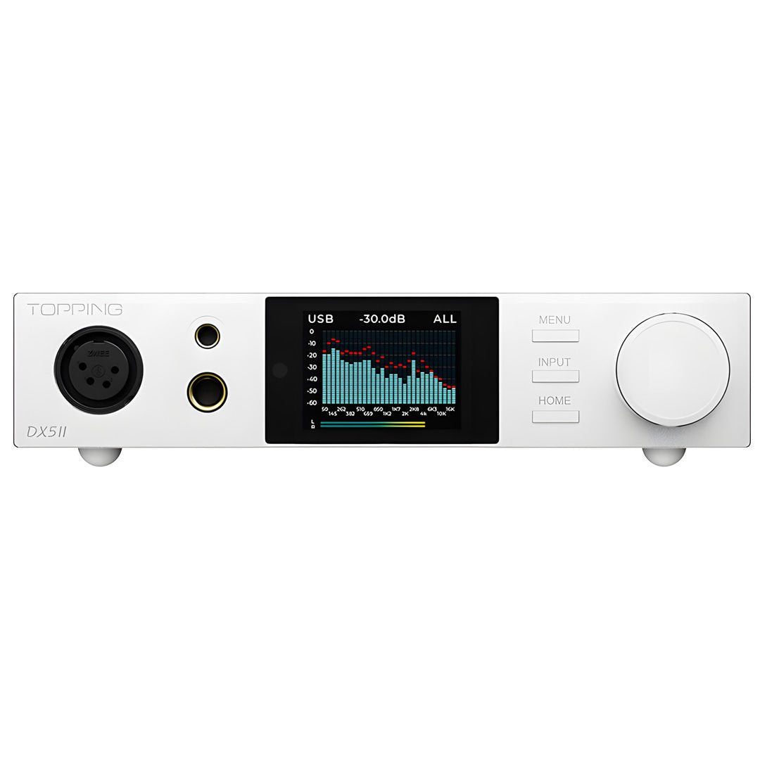 DX5 II Dual ES9039Q2M Desktop DAC & Headphone Amplifier | Silver
