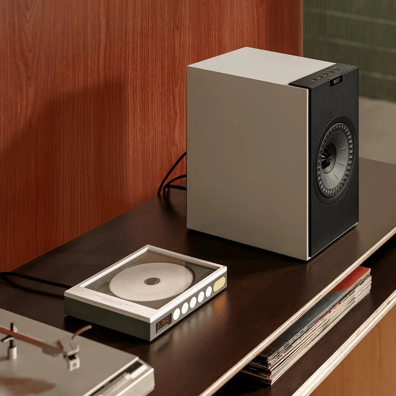 KEF Coda W Kablosuz Raf Tipi Aktif Hoparlör - Aktif Hoparlör