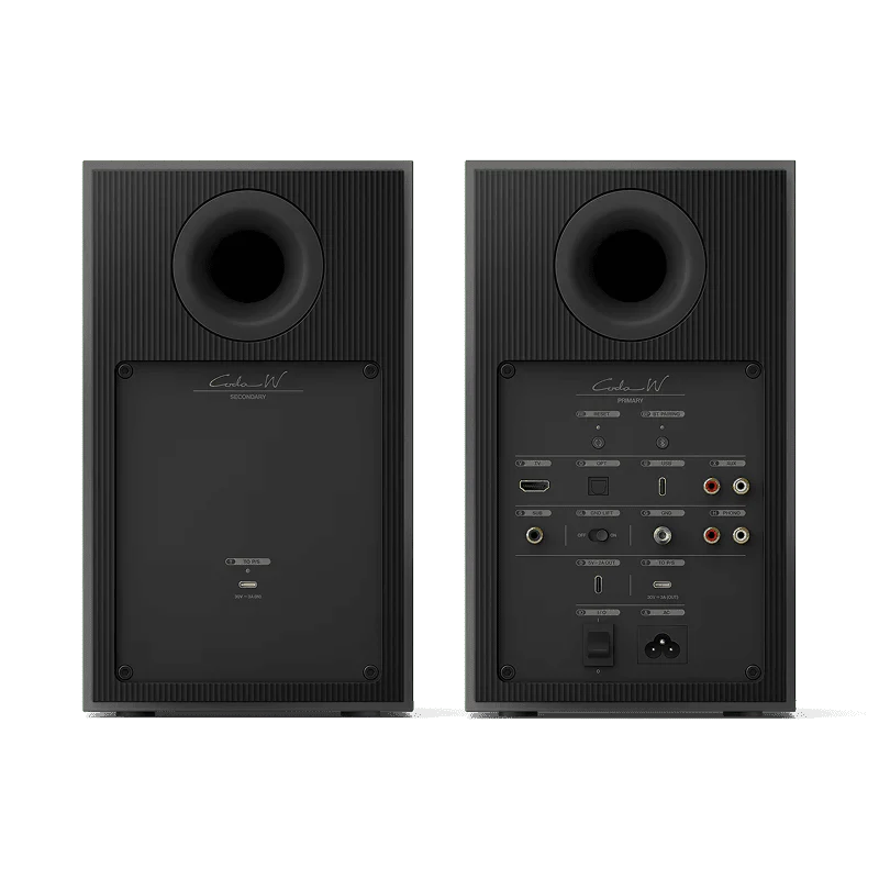 KEF Coda W Kablosuz Raf Tipi Aktif Hoparlör - Aktif Hoparlör