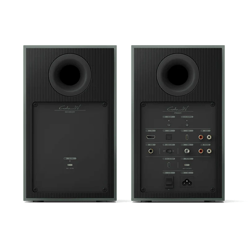 KEF Coda W Kablosuz Raf Tipi Aktif Hoparlör - Aktif Hoparlör