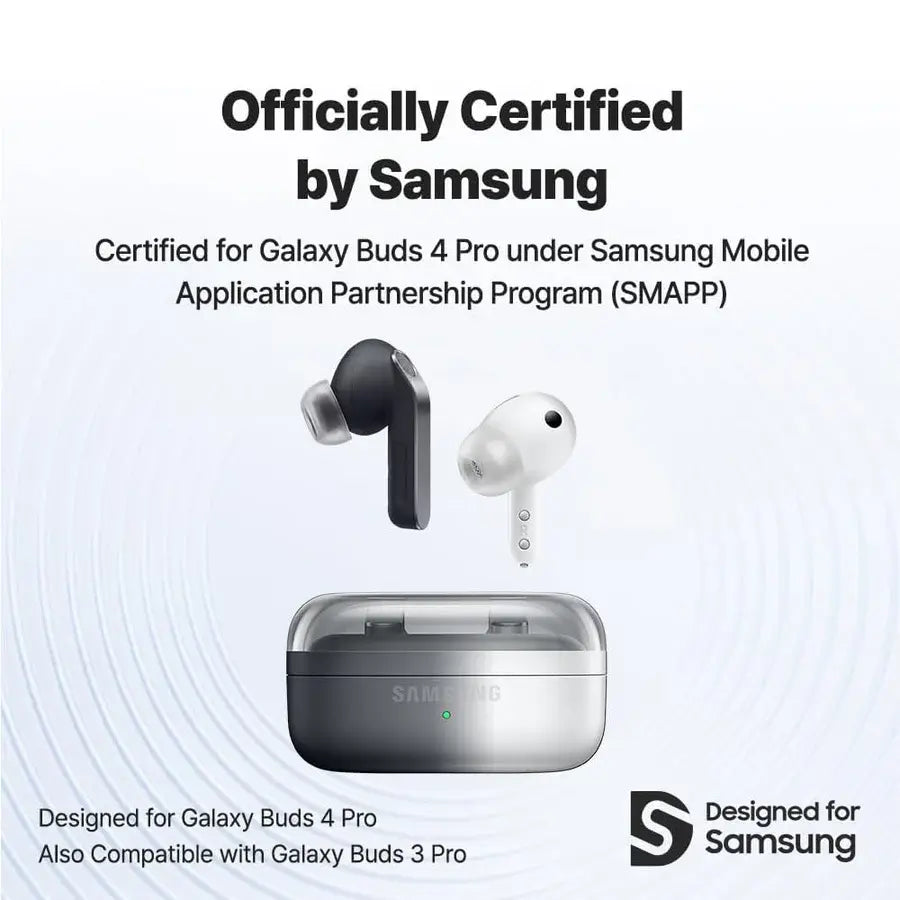 MAX for Galaxy Buds 4 Pro Phantom Black (S) 1 Çift