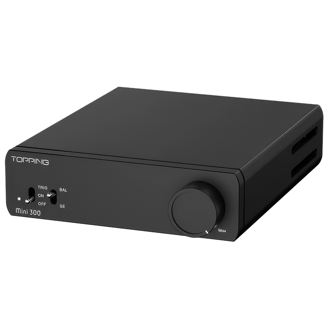 Mini 300 Fully Balanced Desktop Power Amplifier | Black