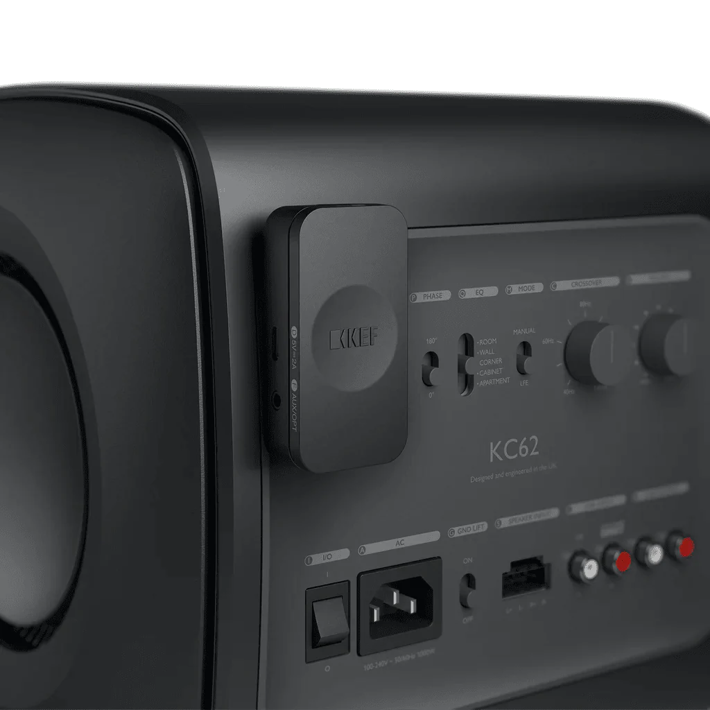 KEF KW2 - Subwoofer İçin Kablosuz Sinyal Aktarıcı (Kutu Hasarlı) - Hoparlör Aksesuarları