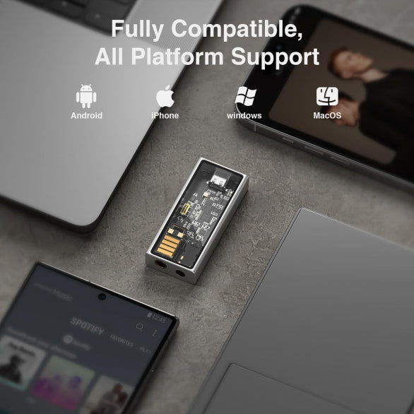 Questyle M15C Taşınabilir USB DAC & Kulaklık Amplifikatörü (3.5mm / 4.4mm Balanslı Çıkış)